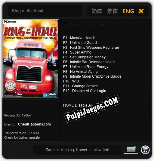 King of the Road: Treinador (V1.0.57)