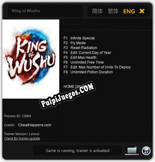 King of Wushu: Treinador (V1.0.97)