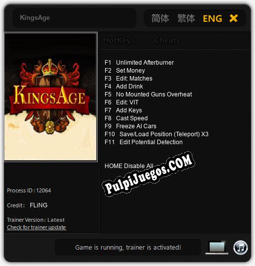 KingsAge: Treinador (V1.0.88)