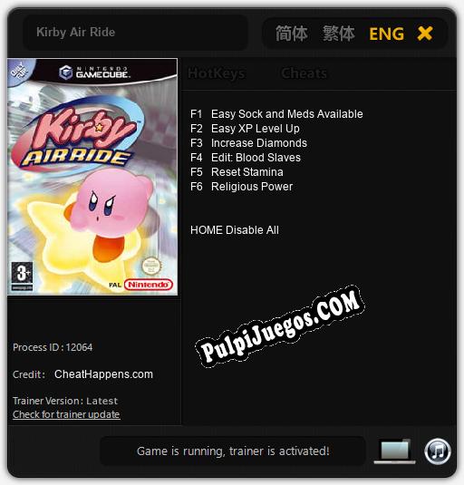 Kirby Air Ride: Cheats, Trainer +6 [CheatHappens.com]