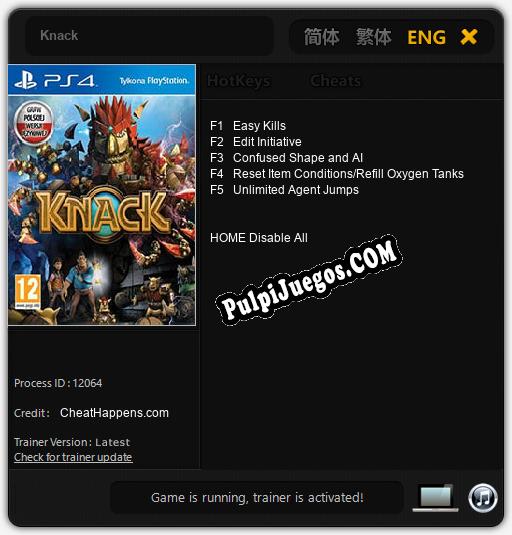 Knack: Trainer +5 [v1.6]