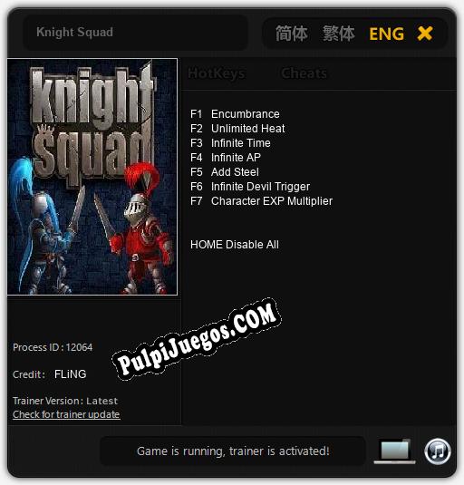 Knight Squad: Treinador (V1.0.52)