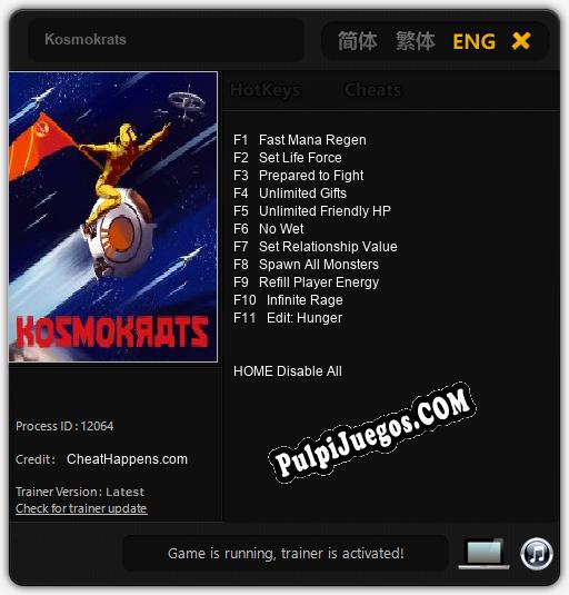 Entrenador liberado a Kosmokrats [v1.0.8]