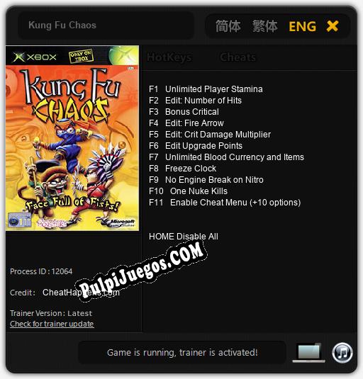 Entrenador liberado a Kung Fu Chaos [v1.0.5]