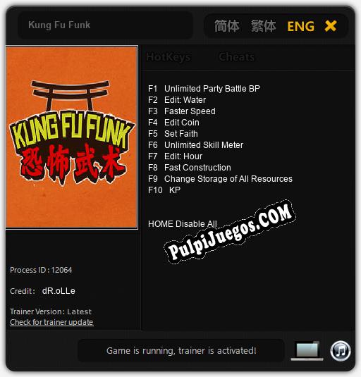 Kung Fu Funk: Treinador (V1.0.8)