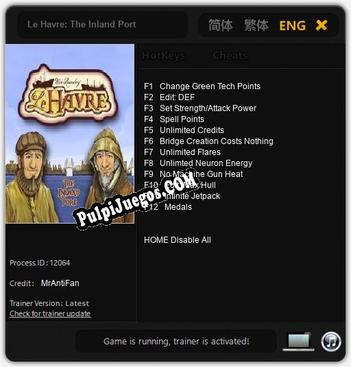 Le Havre: The Inland Port: Cheats, Trainer +12 [MrAntiFan]