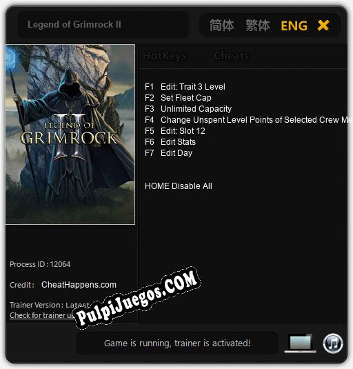 Entrenador liberado a Legend of Grimrock II [v1.0.5]