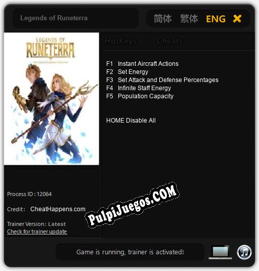 Legends of Runeterra: Cheats, Trainer +5 [CheatHappens.com]