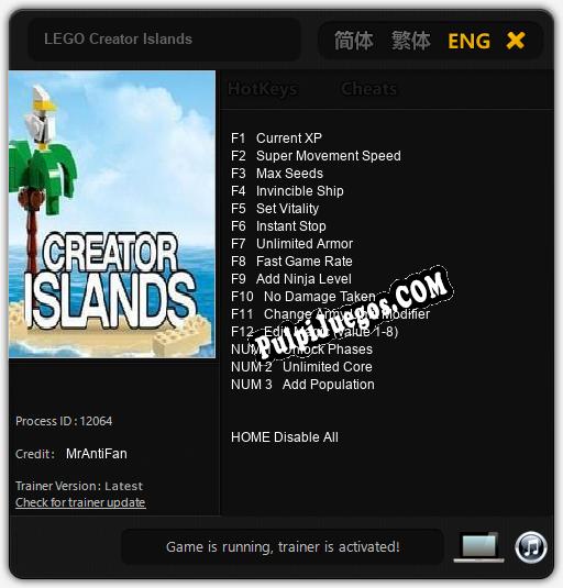 Entrenador liberado a LEGO Creator Islands [v1.0.2]