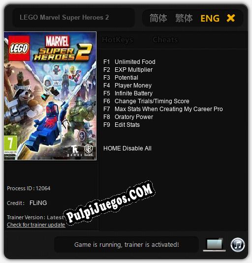 Entrenador liberado a LEGO Marvel Super Heroes 2 [v1.0.1]