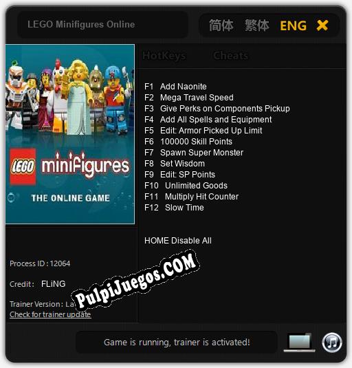 LEGO Minifigures Online: Treinador (V1.0.66)