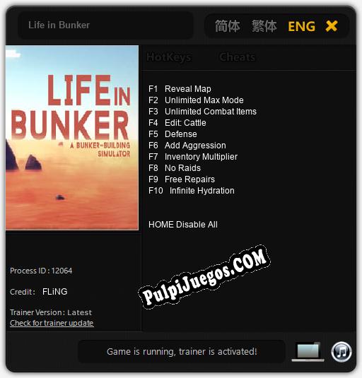 Life in Bunker: Trainer +10 [v1.3]