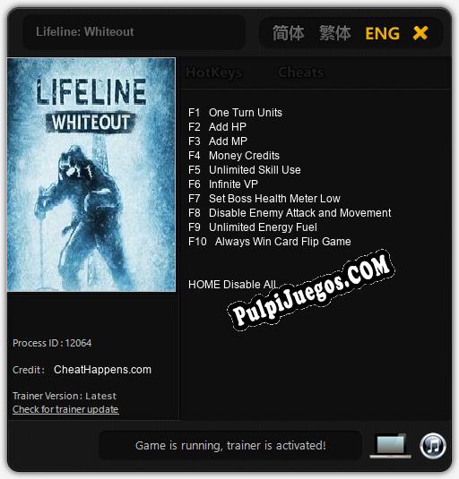 Entrenador liberado a Lifeline: Whiteout [v1.0.6]