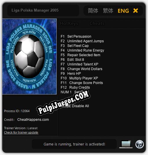 Entrenador liberado a Liga Polska Manager 2005 [v1.0.3]