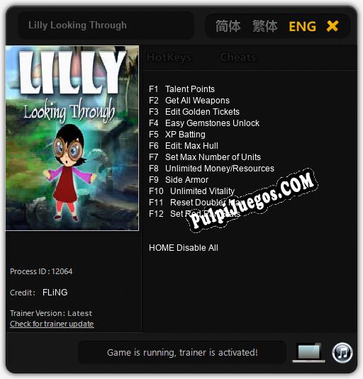 Entrenador liberado a Lilly Looking Through [v1.0.5]