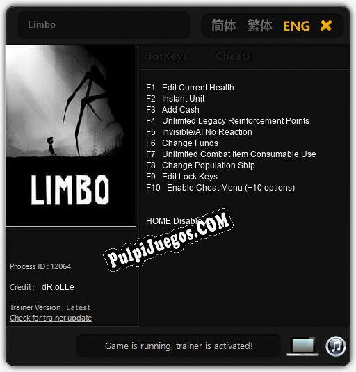 Entrenador liberado a Limbo [v1.0.5]