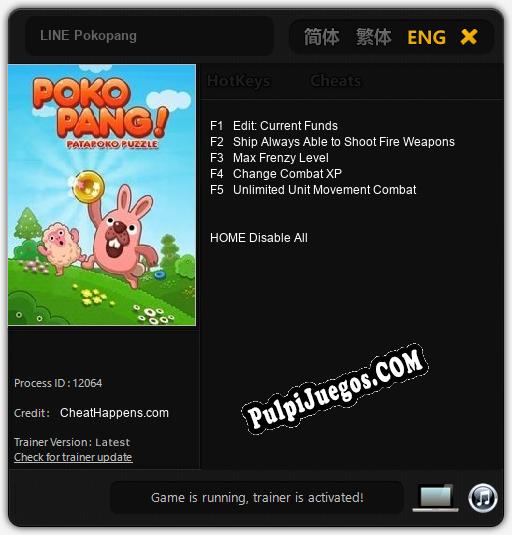 LINE Pokopang: Trainer +5 [v1.5]