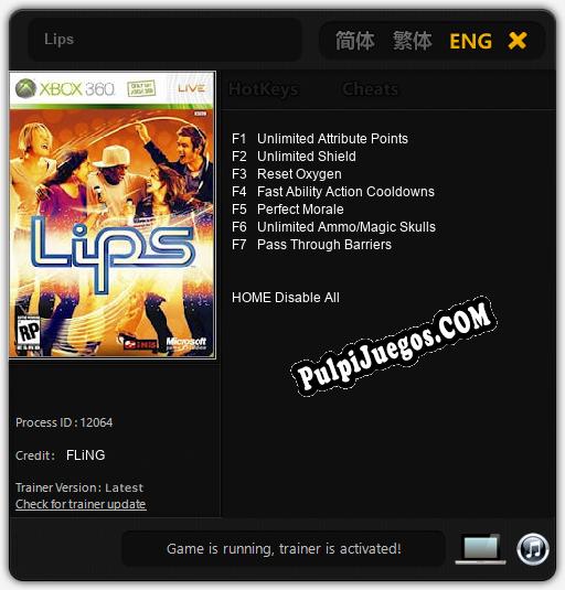 Lips: Treinador (V1.0.4)