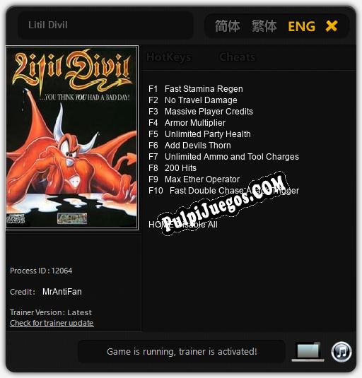 Litil Divil: Treinador (V1.0.66)