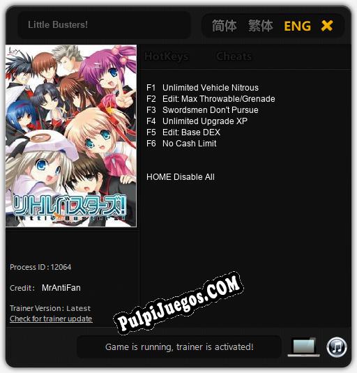 Entrenador liberado a Little Busters! [v1.0.8]