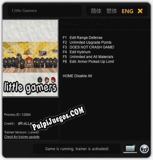 Entrenador liberado a Little Gamers [v1.0.5]