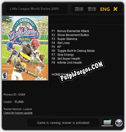 Little League World Series 2009: Baseball: Treinador (V1.0.95)