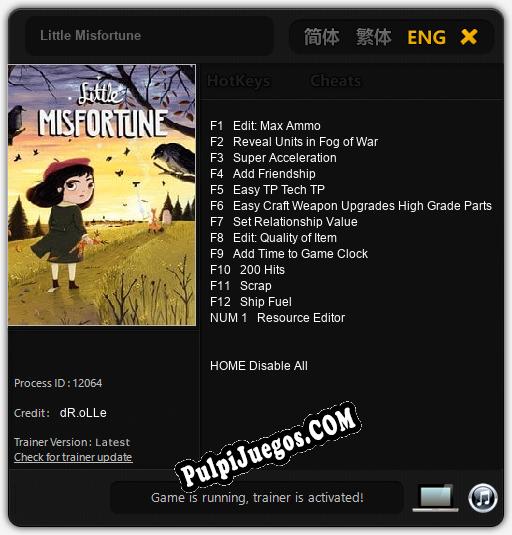 Little Misfortune: Treinador (V1.0.54)