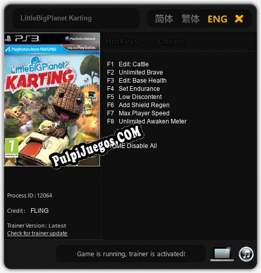 Entrenador liberado a LittleBigPlanet Karting [v1.0.2]