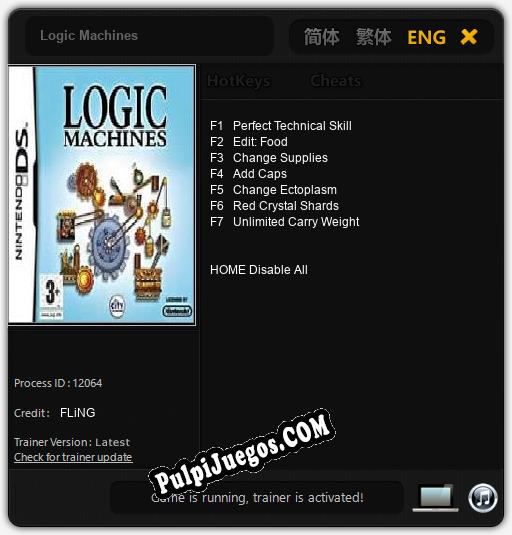 Entrenador liberado a Logic Machines [v1.0.8]