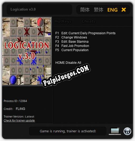 Entrenador liberado a Logication v3.0 [v1.0.6]