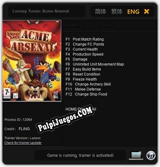 Looney Tunes: Acme Arsenal: Trainer +12 [v1.8]