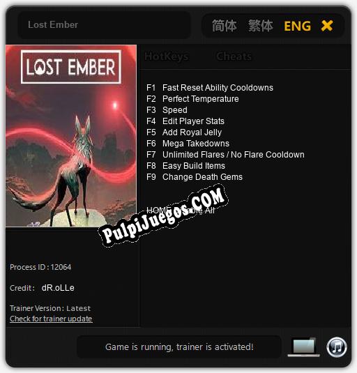 Lost Ember: Cheats, Trainer +9 [dR.oLLe]