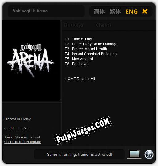 Mabinogi II: Arena: Trainer +6 [v1.9]