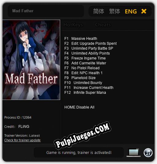 Mad Father: Treinador (V1.0.93)