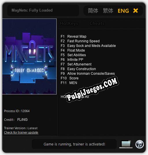 MagNets: Fully Loaded: Cheats, Trainer +11 [FLiNG]