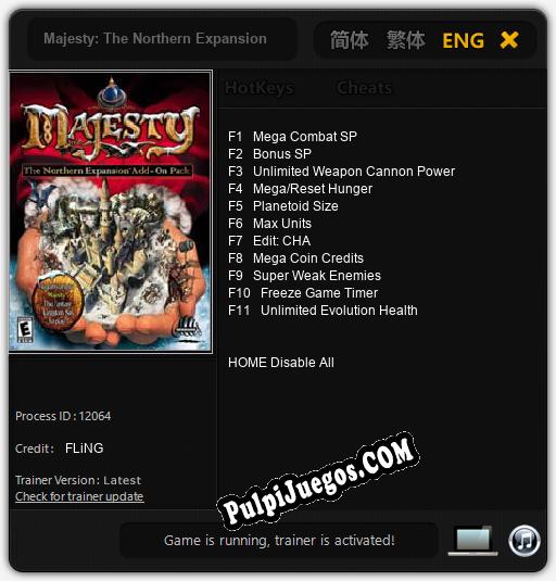 Majesty: The Northern Expansion: Cheats, Trainer +11 [FLiNG]