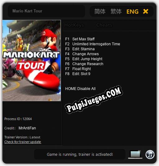 Mario Kart Tour: Trainer +8 [v1.5]