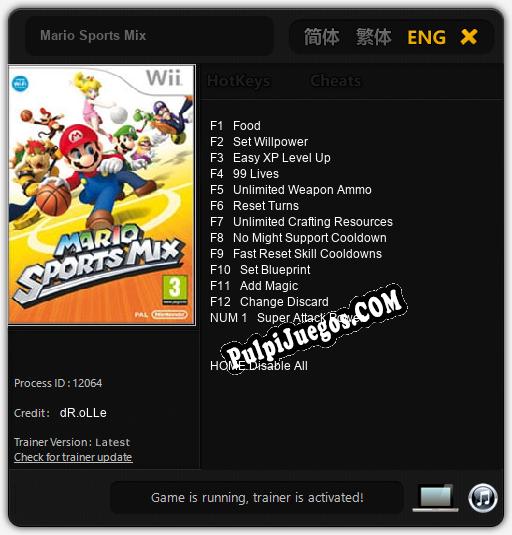 Entrenador liberado a Mario Sports Mix [v1.0.2]