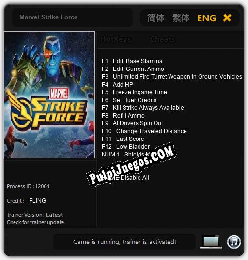 Entrenador liberado a Marvel Strike Force [v1.0.9]