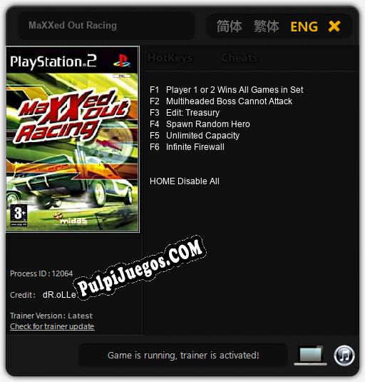 MaXXed Out Racing: Cheats, Trainer +6 [dR.oLLe]