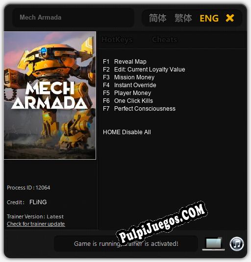 Mech Armada: Trainer +7 [v1.1]