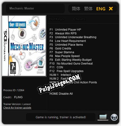 Mechanic Master: Cheats, Trainer +15 [FLiNG]