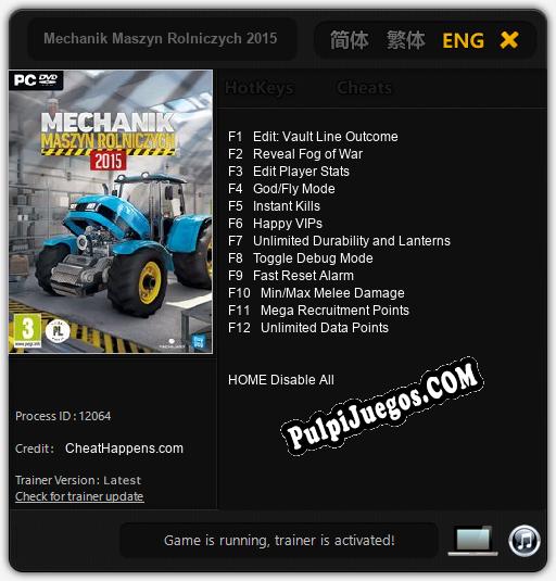 Entrenador liberado a Mechanik Maszyn Rolniczych 2015 [v1.0.6]