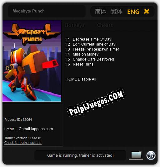 Entrenador liberado a Megabyte Punch [v1.0.1]