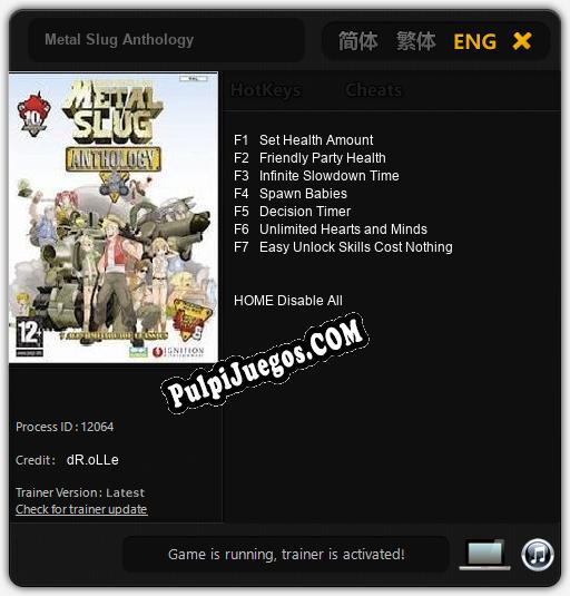 Metal Slug Anthology: Cheats, Trainer +7 [dR.oLLe]