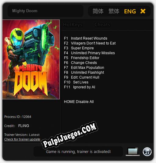 Mighty Doom: Trainer +11 [v1.7]