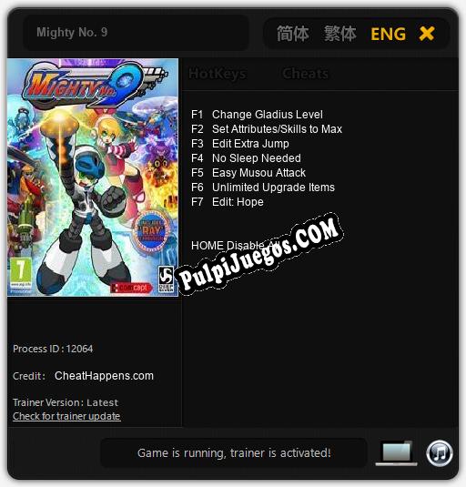 Mighty No. 9: Cheats, Trainer +7 [CheatHappens.com]