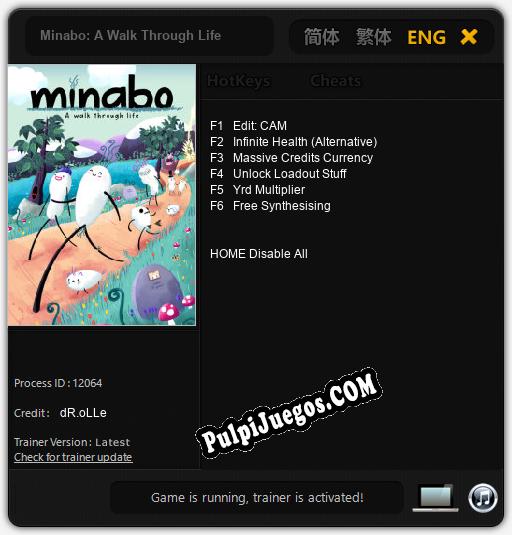 Minabo: A Walk Through Life: Cheats, Trainer +6 [dR.oLLe]