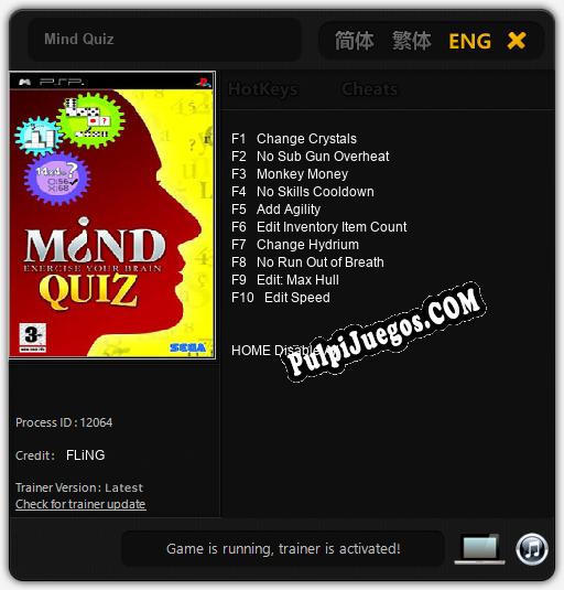 Mind Quiz: Cheats, Trainer +10 [FLiNG]