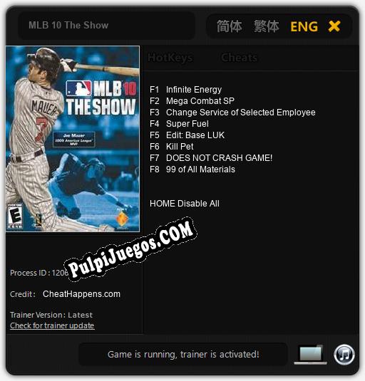 Entrenador liberado a MLB 10 The Show [v1.0.4]